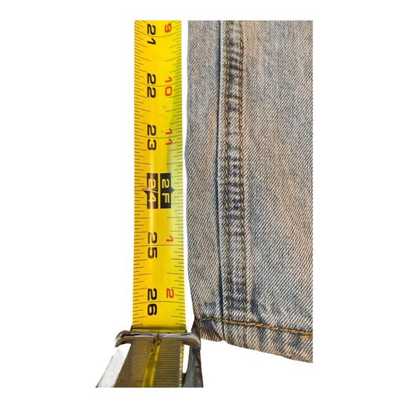 Uniq by Litz Women’s Button Fly Dark Wash Wide Leg Hi Waist Size L W30 Jeans - Picture 8 of 9